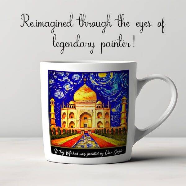 Van Gogh's Taj Mug: Starry Nights at the Taj
